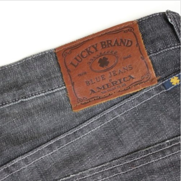 LUCKY BRAND Straight Leg Jeans Grey 32x32 - Picture 6 of 8